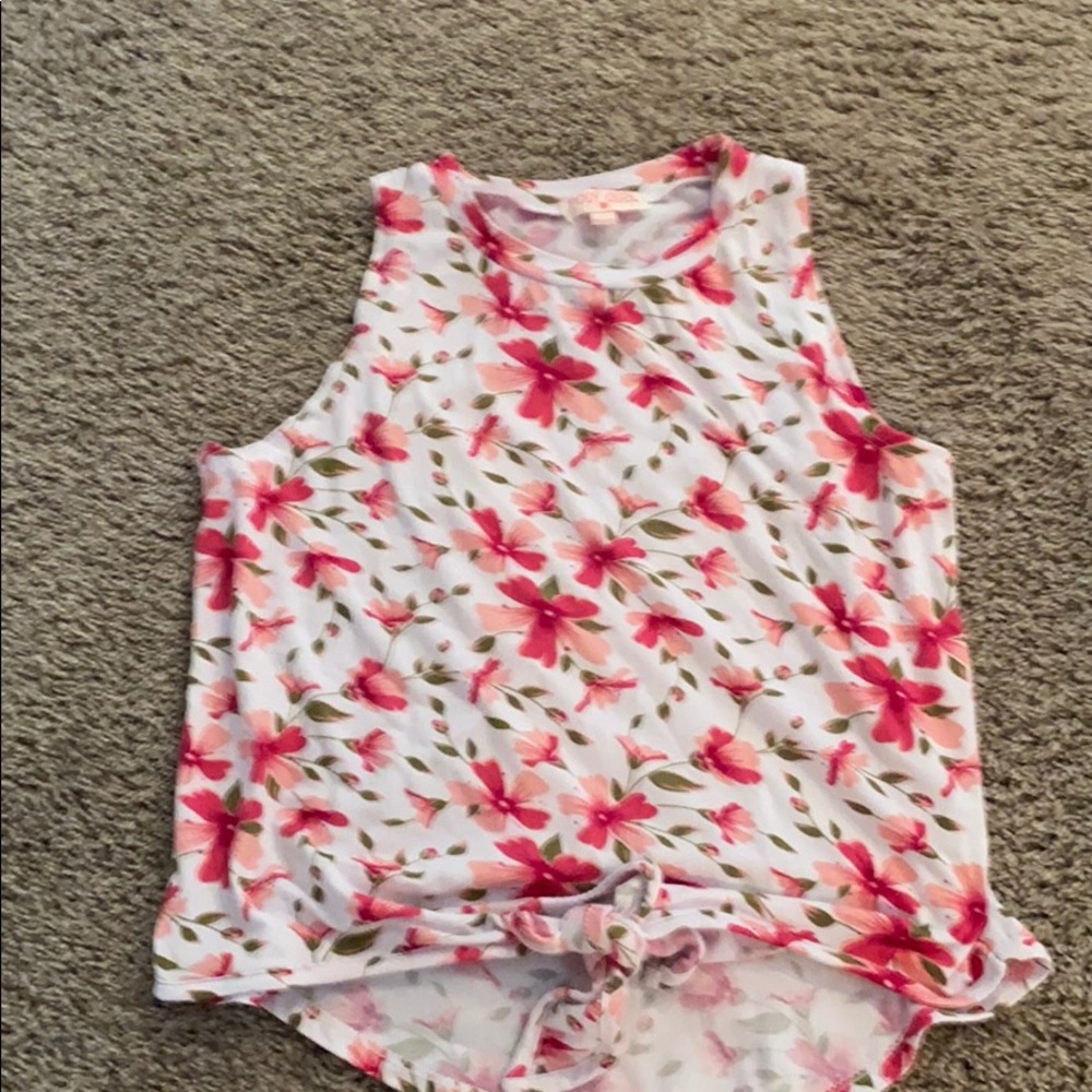 Girls Poof Girl Tank Top (Size L)